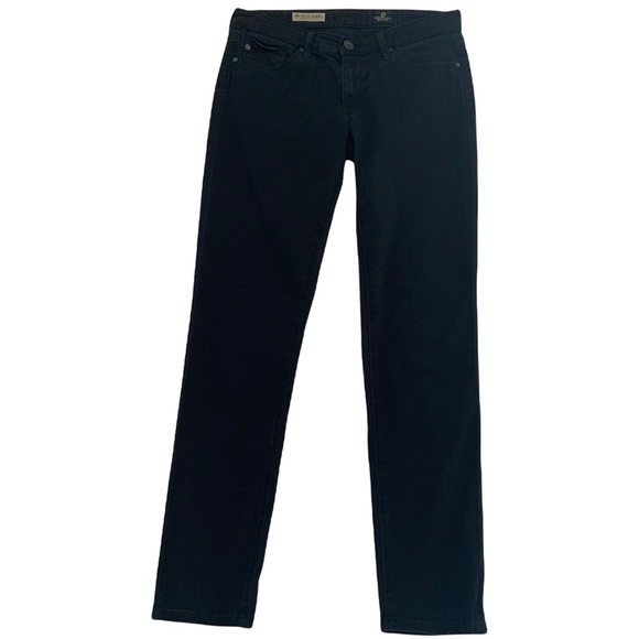 Adriano Goldschmied AG The Stevie Ankle Slim Black Straight Leg Jeans - Picture 5 of 16